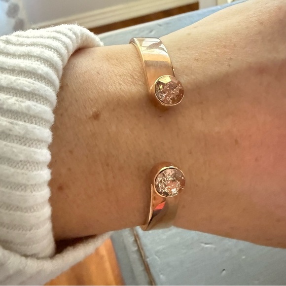 Kate Spade Rose gold Tone Hinged Bangle Bracelet - Picture 7 of 8